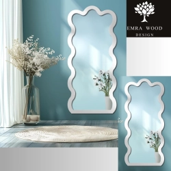 Lustro nieregularne w ramie mdf - WAVE – Blobs Mirrors